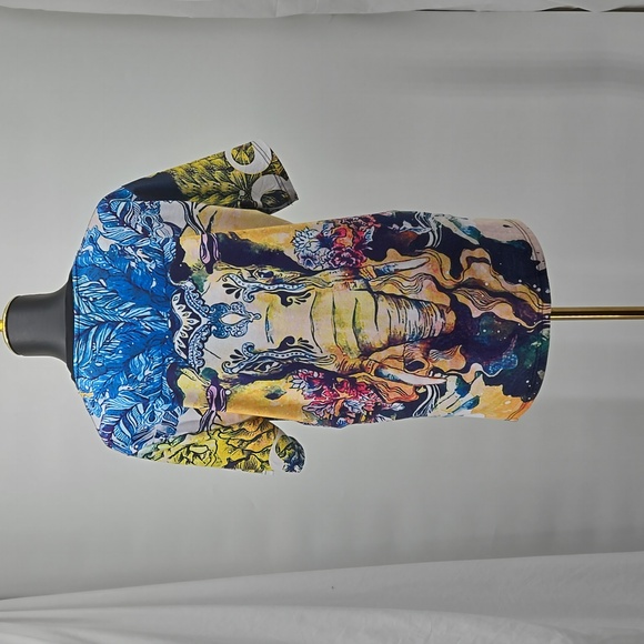 Sunny 1987 Inc. Versace Medusa Roundneck Short Sleeve Pullover Shirt Size XXL - Picture 5 of 12